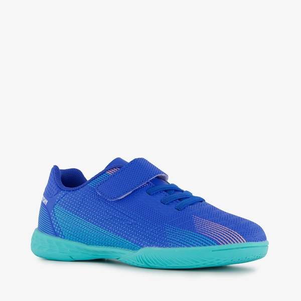 Dutchy kinder zaalschoenen IC blauw groen 1