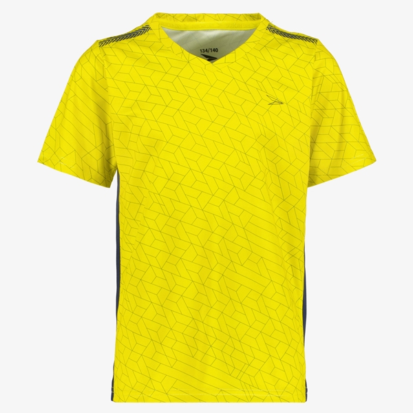 Dutchy Dry jongens voetbal T-shirt geel zwart 1