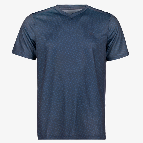 Dutchy Dry heren voetbal T-shirt blauw met print 1