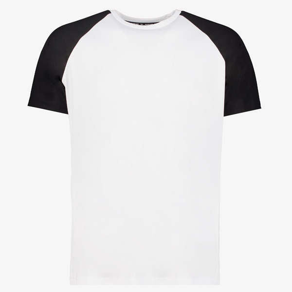 Dutchy heren voetbal T-shirt wit zwart 1