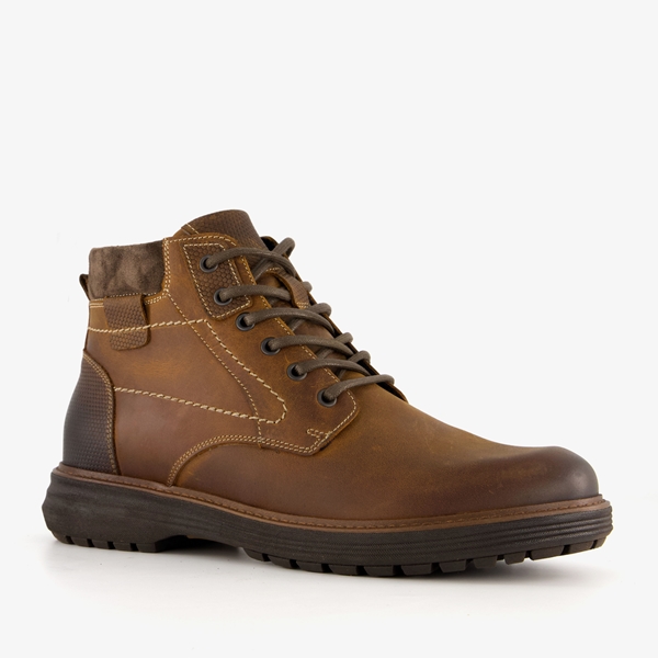 Hush Puppies leren heren veterboots bruin online bestellen Scapino