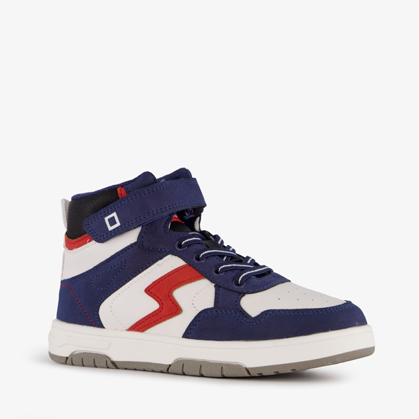 Blue Box hoge jongens sneakers blauw 1