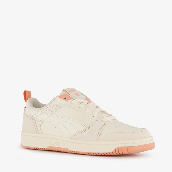 Puma Rebound V6 Low Coquette dames sneakers beige 1