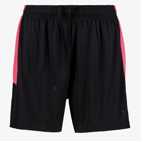 Dutchy dames voetbalshort zwart roze 1