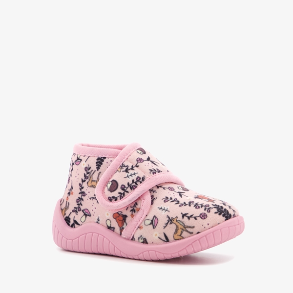 Thu!s kinder pantoffels met herfst print roze 1