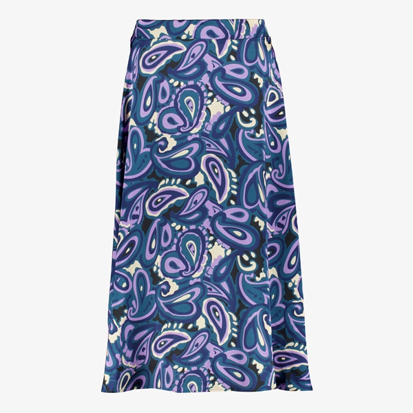 TwoDay dames midi rok met paisley print paars 1