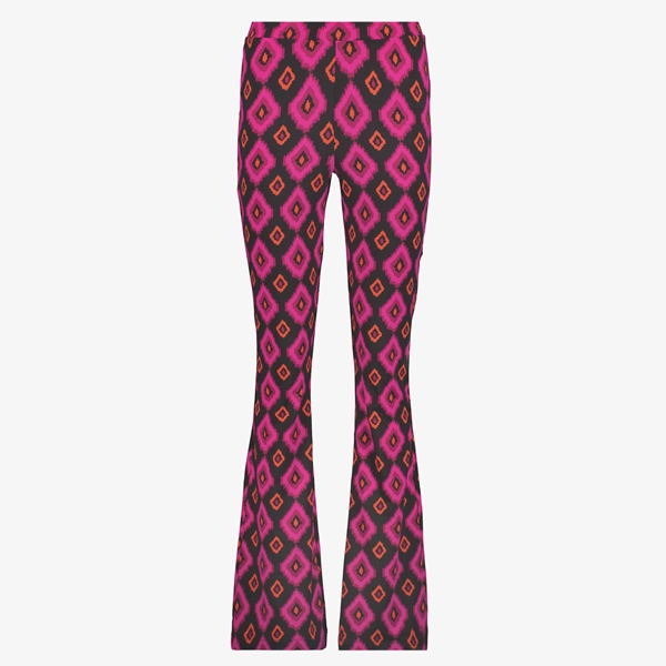 TwoDay dames flared broek met grafische print 1