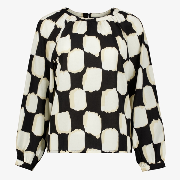 TwoDay dames blouse met print zwart wit 1