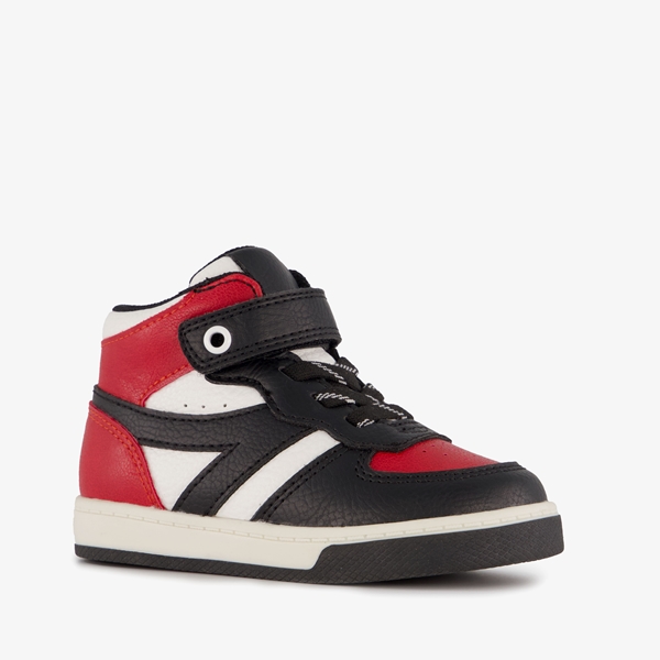 Blue Box hoge jongens sneakers rood zwart 1