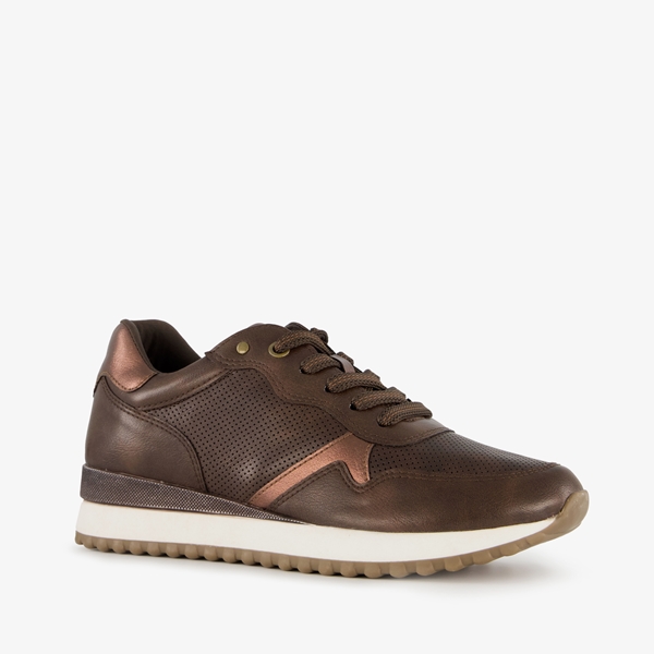 Nova dames sneakers bruin 1