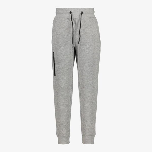 Osaga jongens joggingbroek met tekstopdruk grijs 1