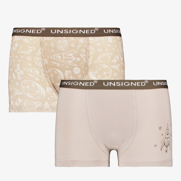 Unsigned 2-pack jongens boxershorts ruimteschip 1