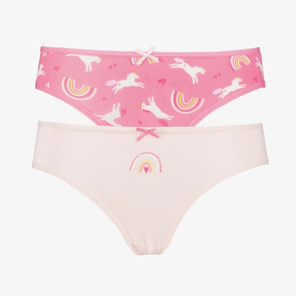 TwoDay 2-pack meisjes hipsters unicorn roze 1