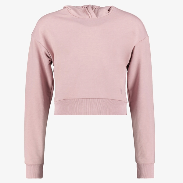 Osaga cropped meisjes hoodie lichtroze 1