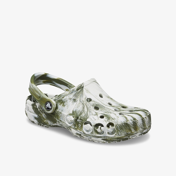 Crocs Baya heren klompen groen met print 1