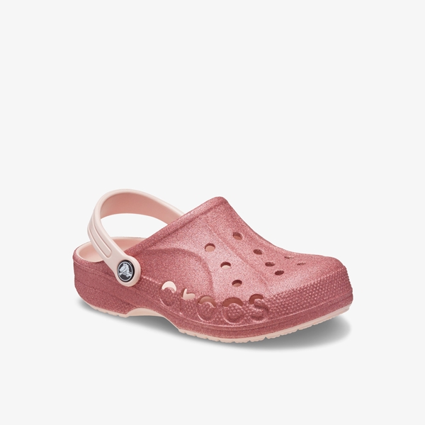 Crocs Baya Clog kinder klompen roze glitter 1