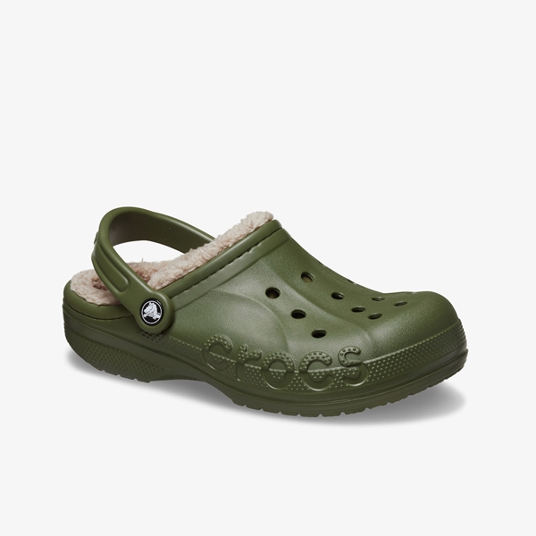 Crocs Baya Lined heren klompen gevoerd groen 1