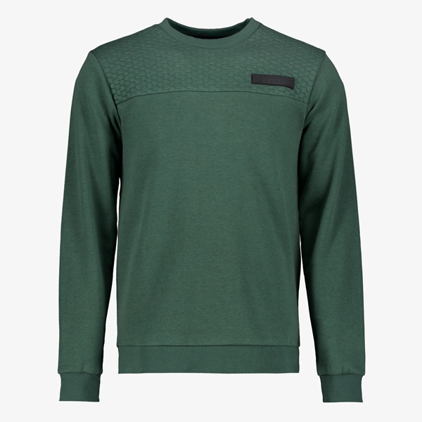 Unsigned heren sweater groen 1