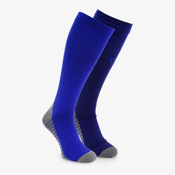 2 paar compressiesokken blauw 1