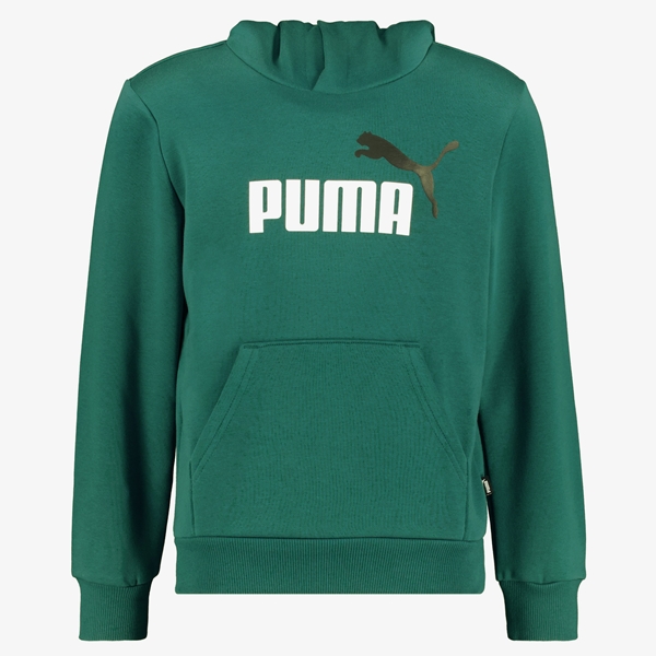 Puma ESS Col 2 Big Logo kinder hoodie groen 1