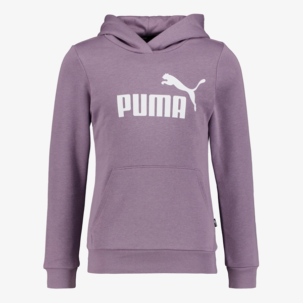 Puma ESS Col 2 Big Logo kinder hoodie paars 1