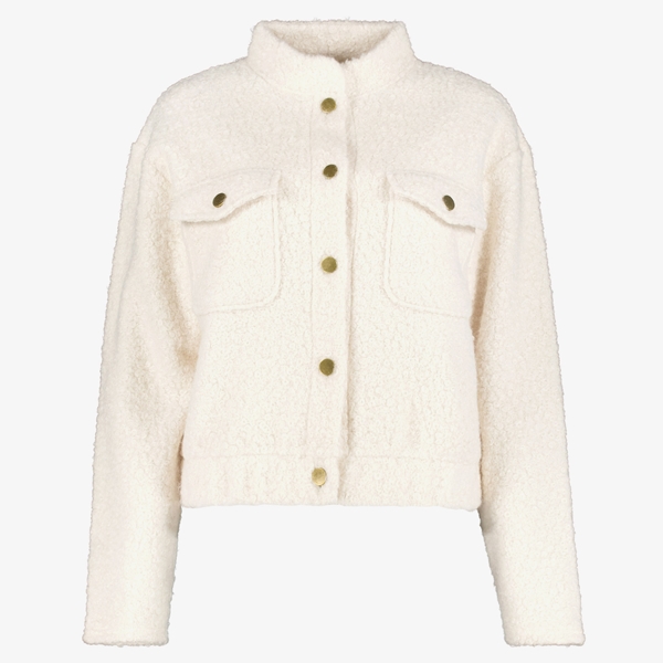 TwoDay dames teddy bomber jas beige 1