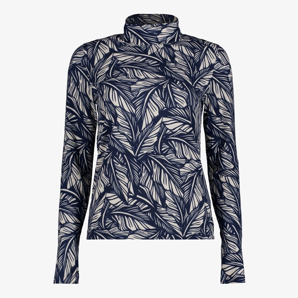 TwoDay dames top blauw met print 1