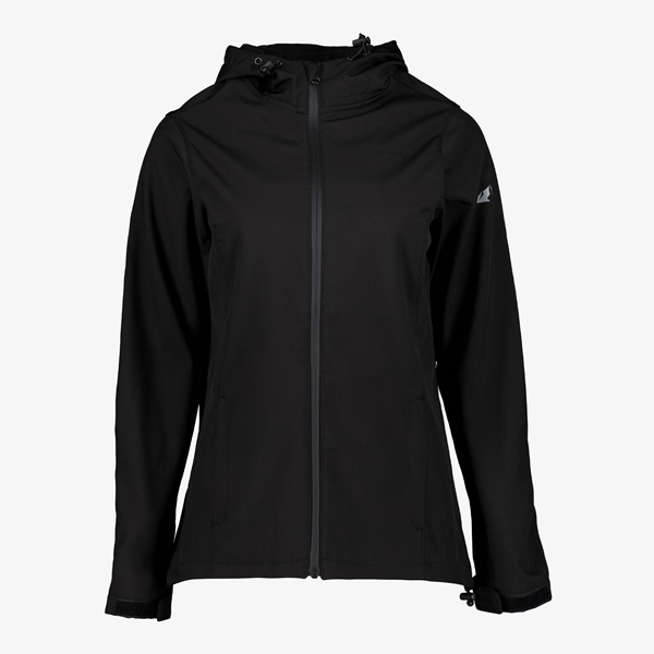 Mountain Peak dames outdoor softshell jas zwart 1