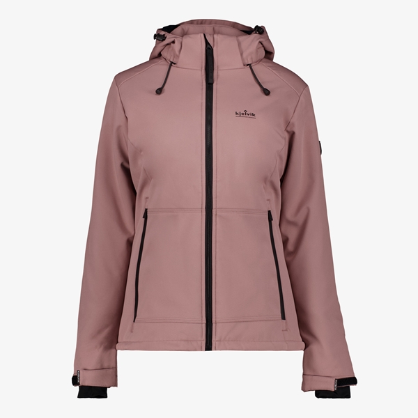 Kjelvik dames softshell jas roze 1