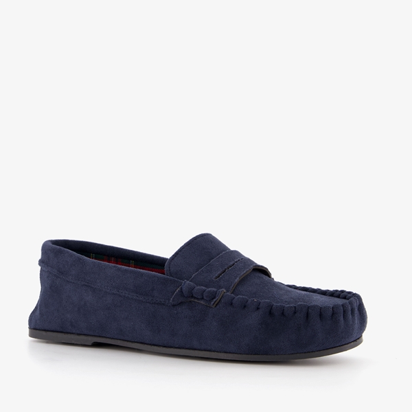 Thu!s heren mocassin pantoffels blauw 1