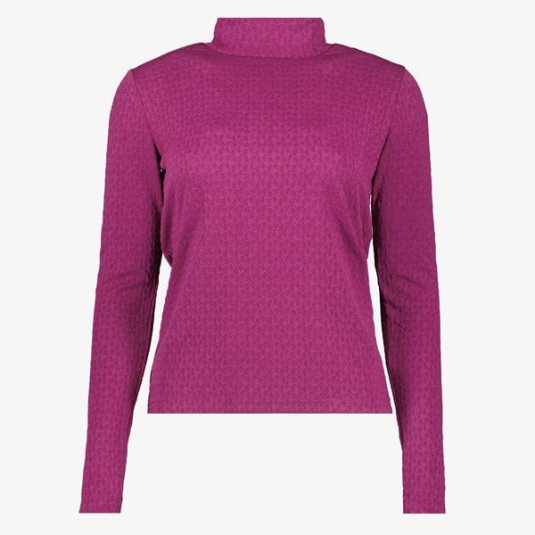 TwoDay dames top met structuur roze 1