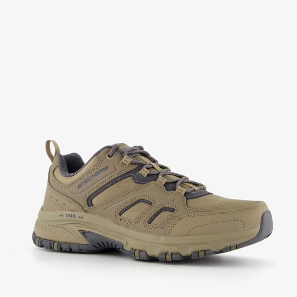 Skechers Hillcrest heren wandelschoenen beige 1