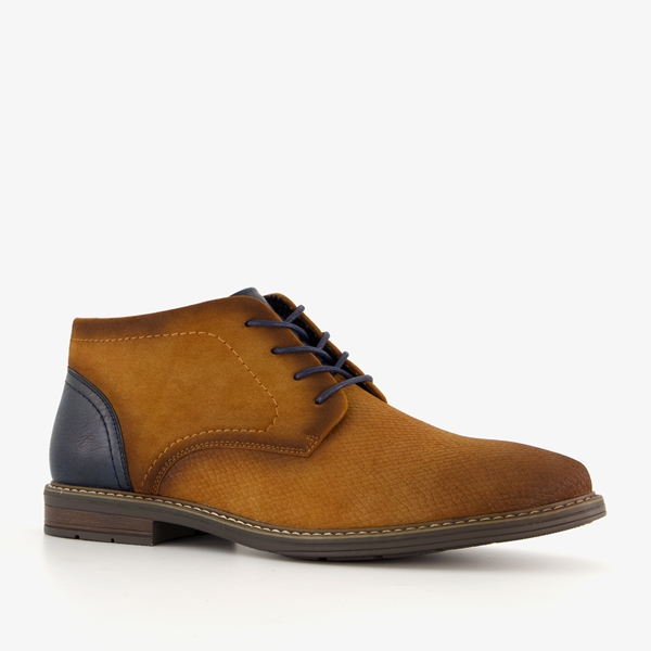 Emilio Salvatini heren veterschoenen cognac 1