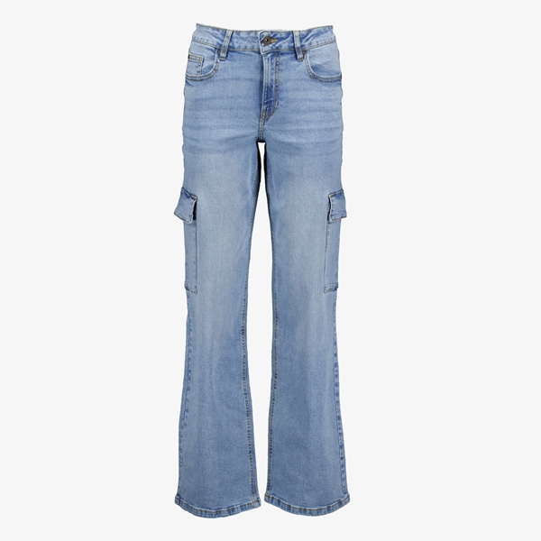 TwoDay dames cargo jeans medium blauw 1