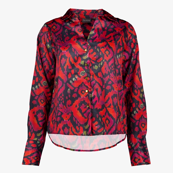 TwoDay dames blouse met print rood 1