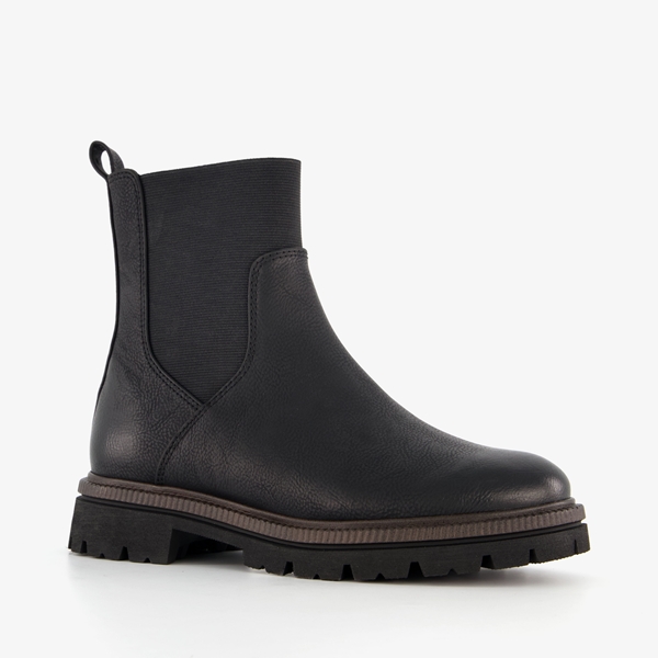 Nova dames chelsea boots zwart 1