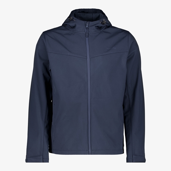 Mountain Peak heren outdoor softshell jas blauw 1