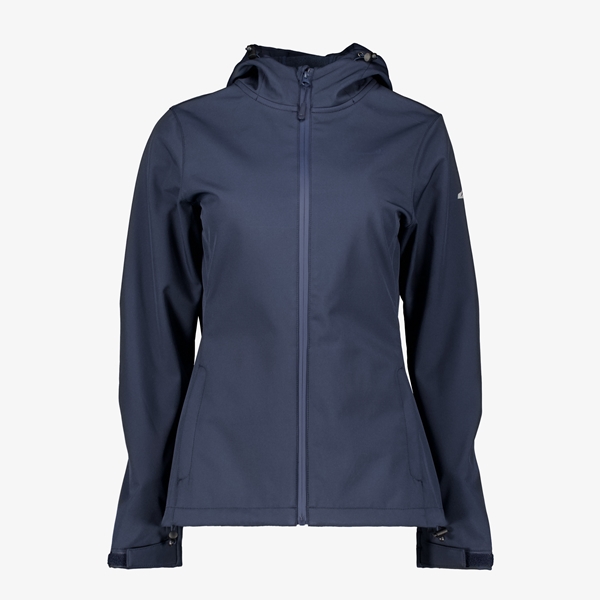 Mountain Peak dames outdoor softshell jas blauw 1