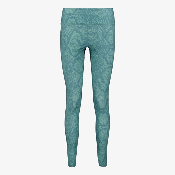 Osaga dames sportlegging met slangenprint groen 1