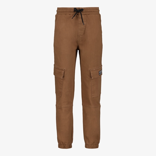 Unsigned jongens cargo broek bruin 1