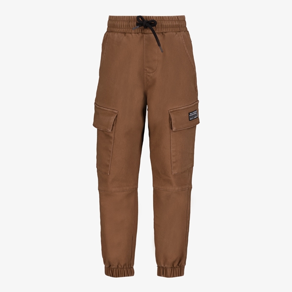 Unsigned jongens cargo broek bruin 1