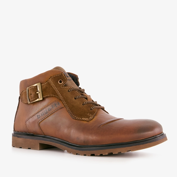 Bugatti leren heren veterschoenen cognac 1