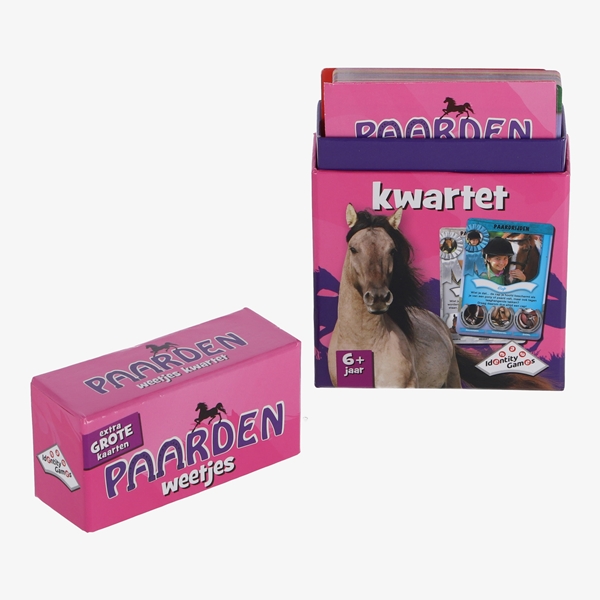 Weetjes Kwartet Paarden kaartspel 1