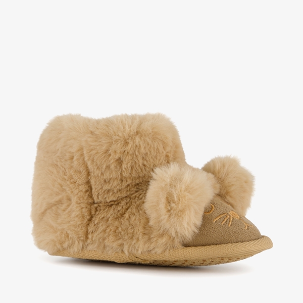 Thu!s kinder pantoffels beertje beige 1