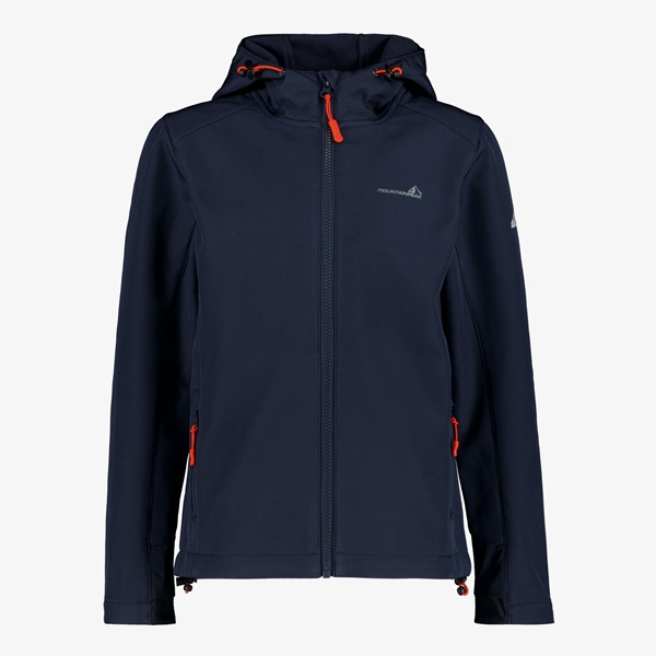 Mountain Peak kinder softshell jas blauw 1