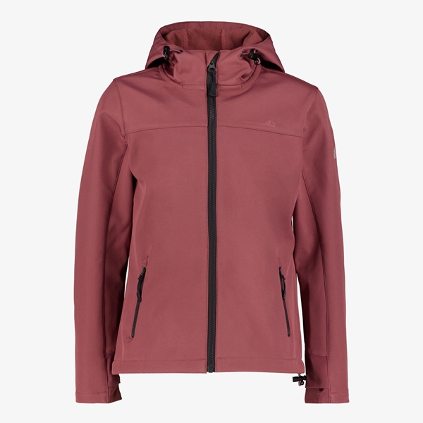 Mountain Peak kinder outdoor softshell jas roze 1