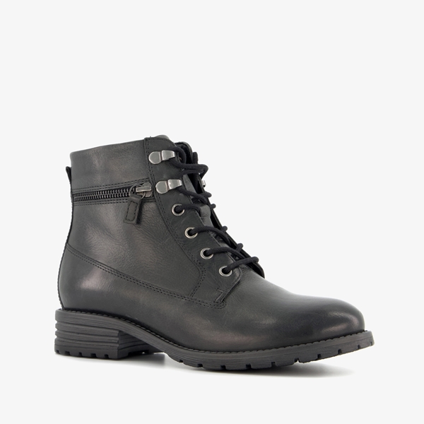 Hush Puppies leren dames veterlaarsjes 1