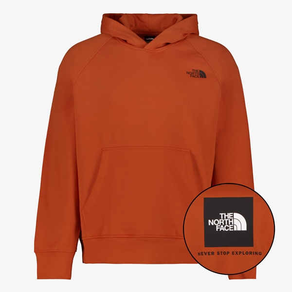 The North Face Redbox heren hoodie roestbruin 1