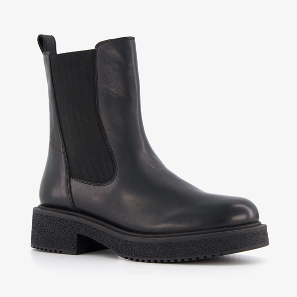 Harper leren dames Chelsea boots 1