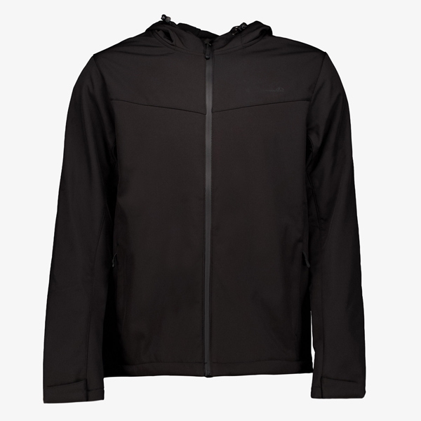 Mountain Peak heren softshell jas zwart 1